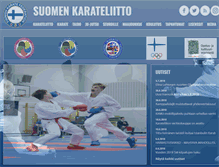 Tablet Screenshot of karateliitto.fi